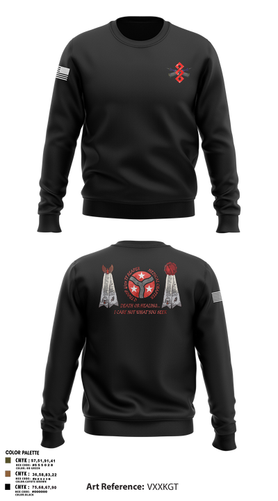 q trp 4/278th 42866312 Crew Neck Sweatshirt - 6