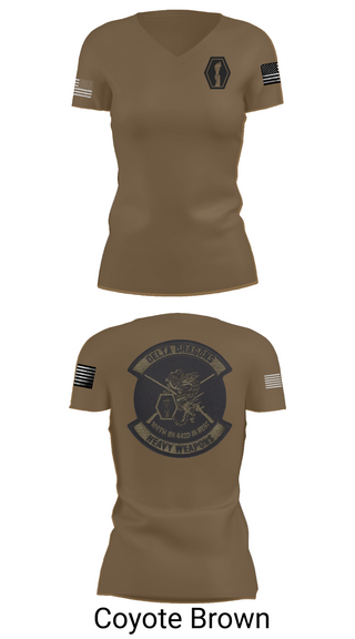 Womens Short Sleeve Vneck Shirt, 100th Battalion 442nd Infantry Delta dragons, Army, Teamtime, Team time, sublimation, custom sports apparel, team uniforms, spirit wear, spiritwear, sports uniforms, custom shirts, team store, custom team store, fundraiser sports, apparel fundraiser