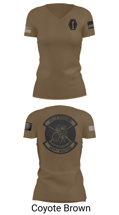 100th Battalion 442nd Infantry Delta dragons 60081058 Women's Short Sleeve V-neck Shirt - 8
