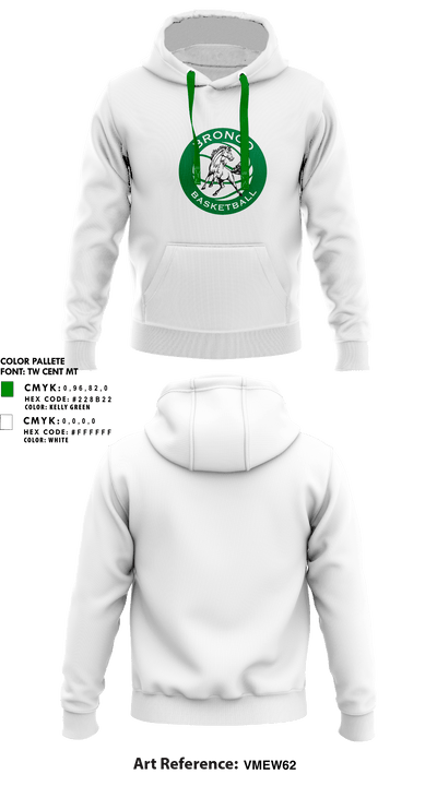 Blackfoot High School Basketball 54410044 Hoodie - 1