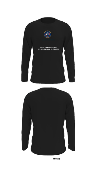Long Sleeve Performance Shirt, NAVAL SUPPORT ACTIVITY BETHESDA SECURITY FORCES, Navy, Teamtime, Team time, sublimation, custom sports apparel, team uniforms, spirit wear, spiritwear, sports uniforms, custom shirts, team store, custom team store, fundraiser sports, apparel fundraiser