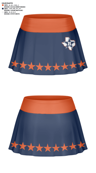 Skort, Riverside High School Cheer, Cheer, Teamtime, Team time, sublimation, custom sports apparel, team uniforms, spirit wear, spiritwear, sports uniforms, custom shirts, team store, custom team store, fundraiser sports, apparel fundraiser