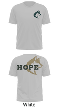 Hope Christian Middle School Cheer 1829633 Old School Cotton Feel Shirt - 10