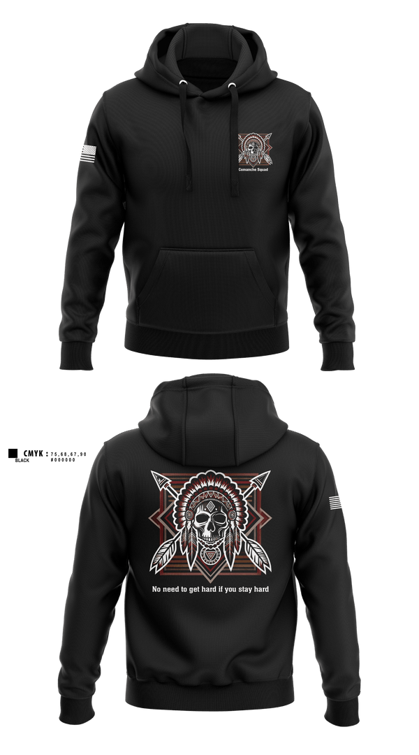 Long Sleeve Performance Shirt, Comanche Squad, Army, Teamtime, Team time, sublimation, custom sports apparel, team uniforms, spirit wear, spiritwear, sports uniforms, custom shirts, team store, custom team store, fundraiser sports, apparel fundraiser