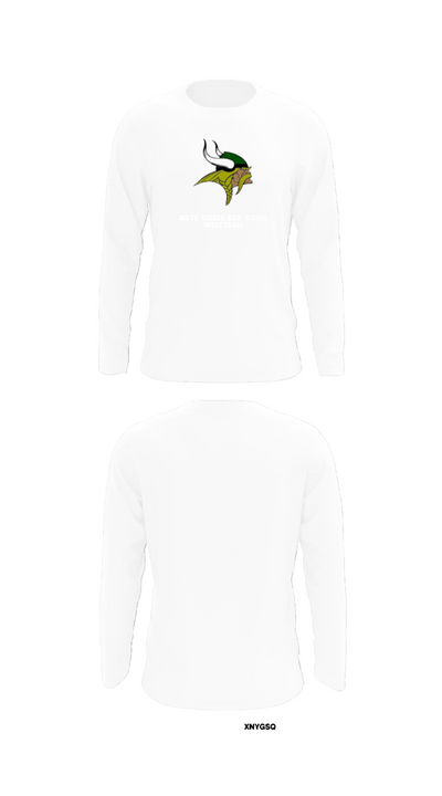 North Stokes High School Volleyball 48844237 Long Sleeve Performance Shirt - 8