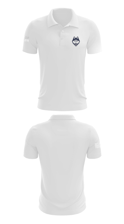 Burlington High School Volleyball 18764299 Short Sleeve Performance Polo - 9