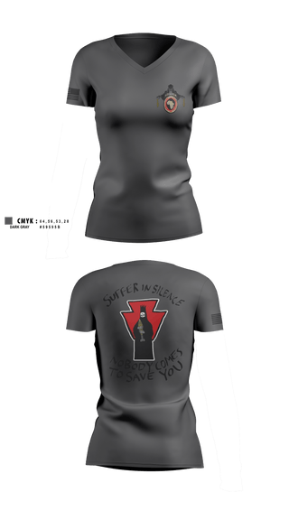 Womens Short Sleeve Vneck Shirt, 1-111 MTR renew1-111 SkinWalker renew, National Guard, Teamtime, Team time, sublimation, custom sports apparel, team uniforms, spirit wear, spiritwear, sports uniforms, custom shirts, team store, custom team store, fundraiser sports, apparel fundraiser