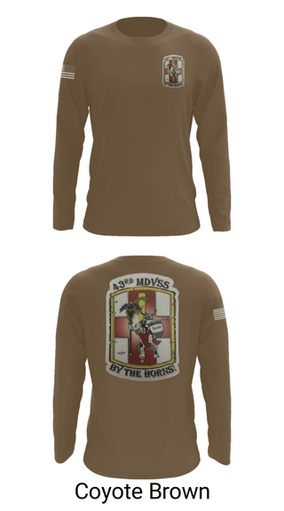 Long Sleeve Performance Shirt, 43rd Medical Detachment, , Teamtime, Team time, sublimation, custom sports apparel, team uniforms, spirit wear, spiritwear, sports uniforms, custom shirts, team store, custom team store, fundraiser sports, apparel fundraiser
