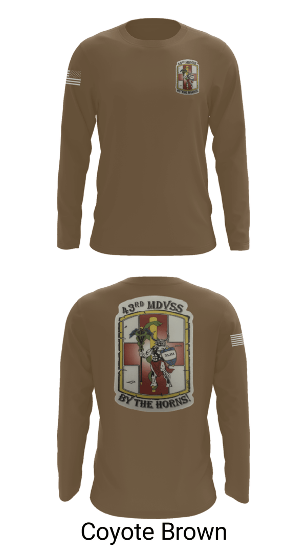 Long Sleeve Performance Shirt, 43rd Medical Detachment, , Teamtime, Team time, sublimation, custom sports apparel, team uniforms, spirit wear, spiritwear, sports uniforms, custom shirts, team store, custom team store, fundraiser sports, apparel fundraiser