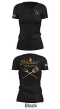 El Asador Restaurant 13570745 Women's Short Sleeve V-neck Shirt - 38