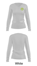 Georgia Aces 68978353 Women's Long Sleeve V-neck Shirt - 16