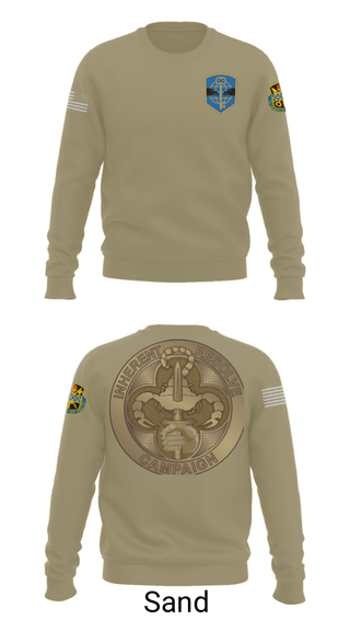 Crew Neck Sweatshirt, 372 MOB, Army, Teamtime, Team time, sublimation, custom sports apparel, team uniforms, spirit wear, spiritwear, sports uniforms, custom shirts, team store, custom team store, fundraiser sports, apparel fundraiser