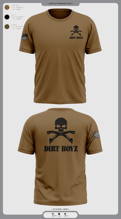 Dirt boyz 82013993 Short Sleeve Performance Shirt - 1
