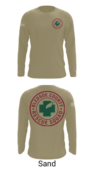 Long Sleeve Performance Shirt, Bledsoe County Rescue Squad, , Teamtime, Team time, sublimation, custom sports apparel, team uniforms, spirit wear, spiritwear, sports uniforms, custom shirts, team store, custom team store, fundraiser sports, apparel fundraiser