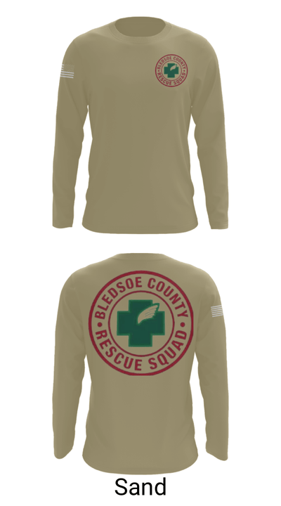 Bledsoe County Rescue Squad 83913637 Long Sleeve Performance Shirt - 86