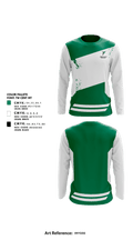 Creek Valley High School Basketball 92696286 Long Sleeve Performance Shirt - 1