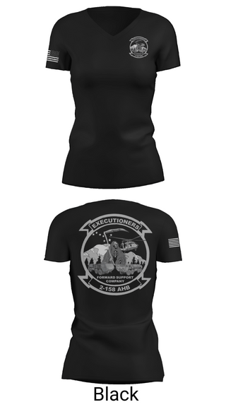 Womens Short Sleeve Vneck Shirt, Executioners, , Teamtime, Team time, sublimation, custom sports apparel, team uniforms, spirit wear, spiritwear, sports uniforms, custom shirts, team store, custom team store, fundraiser sports, apparel fundraiser