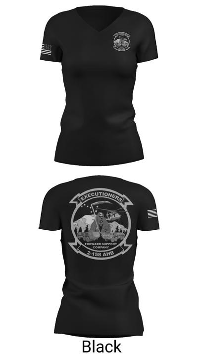 Executioners 26659367 Women's Short Sleeve V-neck Shirt - 28