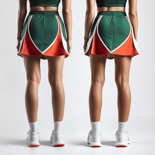 Skort, Alma del barrio, Cheer, Teamtime, Team time, sublimation, custom sports apparel, team uniforms, spirit wear, spiritwear, sports uniforms, custom shirts, team store, custom team store, fundraiser sports, apparel fundraiser