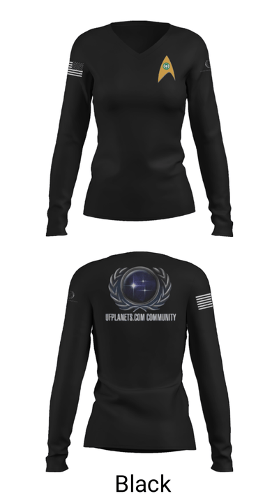 UFP 2338397 Women's Long Sleeve V-neck Shirt - 37
