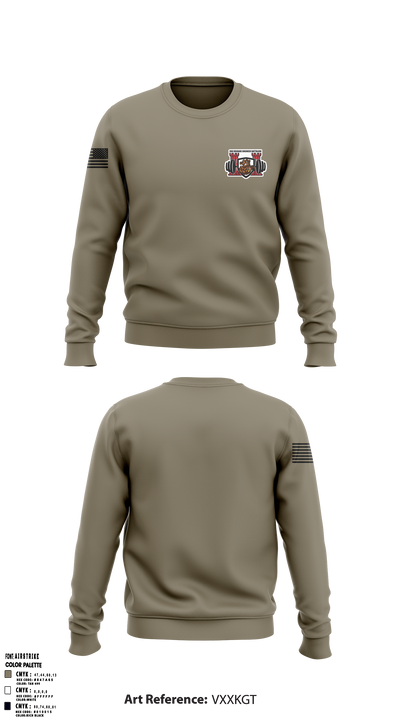 3rd brigade engineer battalion 43477984 Crew Neck Sweatshirt - 1
