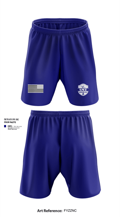S.M.T Osaka Athletic Shorts With Pockets - 254