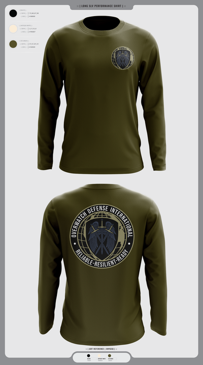 Overwatch Defense International 38447114 Long Sleeve Performance Shirt 9
