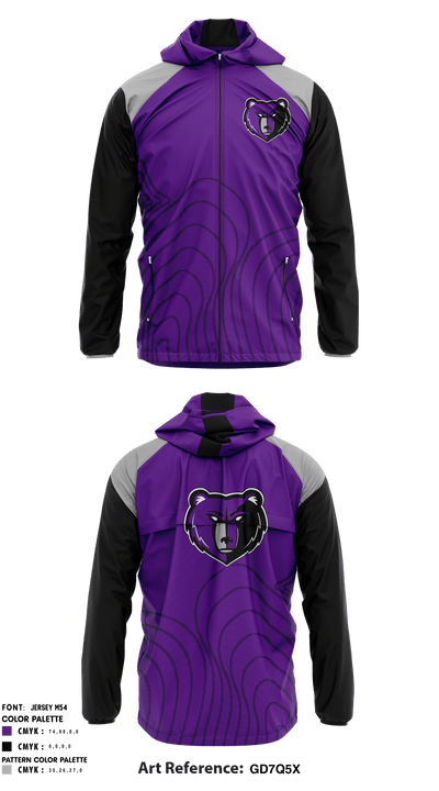 Rocky Mountain High School Soccer 84312101 Windbreaker - 39