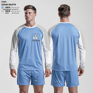 Long Sleeve Performance Shirt, Willowbrook Warriors, Men's Soccer, Teamtime, Team time, sublimation, custom sports apparel, team uniforms, spirit wear, spiritwear, sports uniforms, custom shirts, team store, custom team store, fundraiser sports, apparel fundraiser