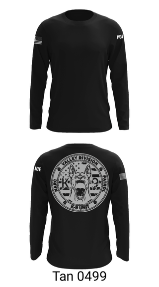 Long Sleeve Performance Shirt, VALLEY K9, , Teamtime, Team time, sublimation, custom sports apparel, team uniforms, spirit wear, spiritwear, sports uniforms, custom shirts, team store, custom team store, fundraiser sports, apparel fundraiser
