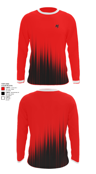 Long Sleeve Performance Shirt, Hilliard Middle-Senior High School, Spirit Store, Teamtime, Team time, sublimation, custom sports apparel, team uniforms, spirit wear, spiritwear, sports uniforms, custom shirts, team store, custom team store, fundraiser sports, apparel fundraiser