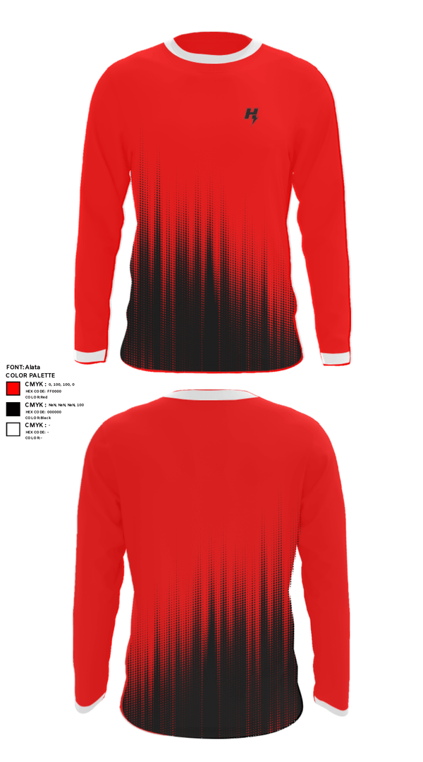 Long Sleeve Performance Shirt, Hilliard Middle-Senior High School, Spirit Store, Teamtime, Team time, sublimation, custom sports apparel, team uniforms, spirit wear, spiritwear, sports uniforms, custom shirts, team store, custom team store, fundraiser sports, apparel fundraiser