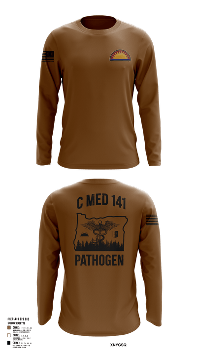 C MED 141 64606356 Long Sleeve Performance Shirt - 125