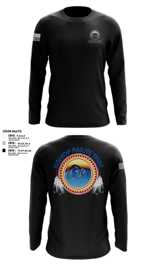 Long Sleeve Performance Shirt, Bishop Paiute EMO/ Hazardous Fiels Reduction, Fire Department, Teamtime, Team time, sublimation, custom sports apparel, team uniforms, spirit wear, spiritwear, sports uniforms, custom shirts, team store, custom team store, fundraiser sports, apparel fundraiser