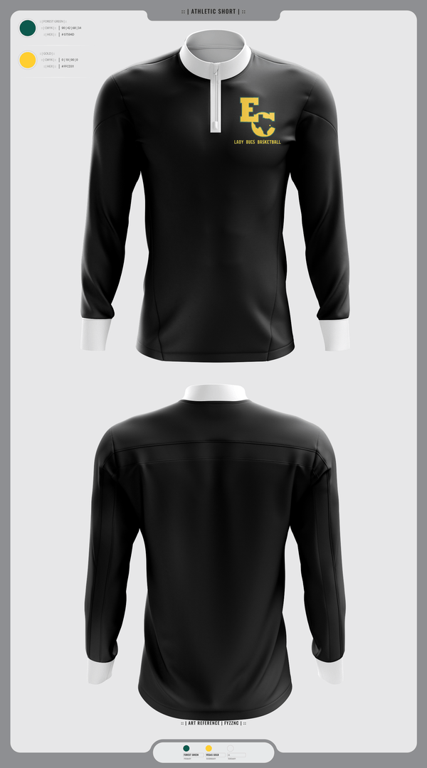 Quarter Zip Jacket, East Chambers High School Basketball, Women's Basketball, Teamtime, Team time, sublimation, custom sports apparel, team uniforms, spirit wear, spiritwear, sports uniforms, custom shirts, team store, custom team store, fundraiser sports, apparel fundraiser