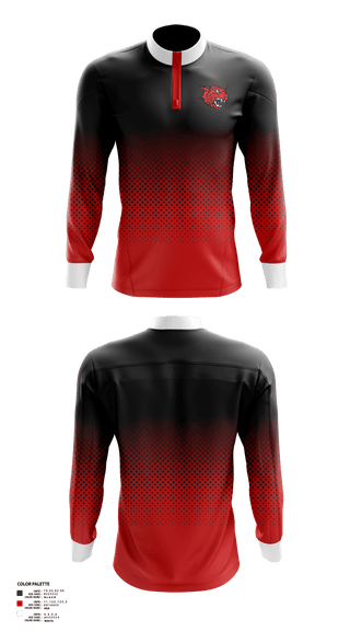 Quarter Zip Jacket, Kirbyville High School Basketball, Women's Basketball, Teamtime, Team time, sublimation, custom sports apparel, team uniforms, spirit wear, spiritwear, sports uniforms, custom shirts, team store, custom team store, fundraiser sports, apparel fundraiser