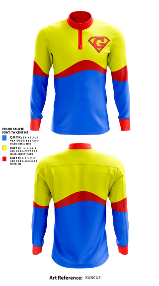 Quarter Zip Jacket, G-Funk Entertainment, , Teamtime, Team time, sublimation, custom sports apparel, team uniforms, spirit wear, spiritwear, sports uniforms, custom shirts, team store, custom team store, fundraiser sports, apparel fundraiser