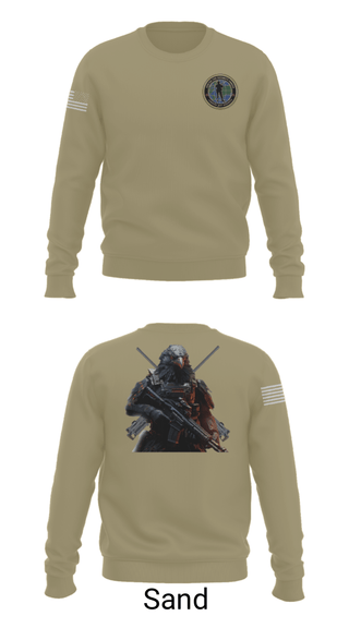 Crew Neck Sweatshirt, Center for Security Forces Detachment Chesapeake, Navy, Teamtime, Team time, sublimation, custom sports apparel, team uniforms, spirit wear, spiritwear, sports uniforms, custom shirts, team store, custom team store, fundraiser sports, apparel fundraiser