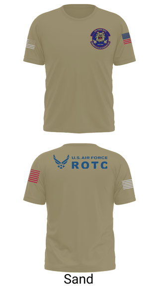 Old School Cotton Feel Shirt, Detachment 035, Air Force, Teamtime, Team time, sublimation, custom sports apparel, team uniforms, spirit wear, spiritwear, sports uniforms, custom shirts, team store, custom team store, fundraiser sports, apparel fundraiser