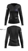 undefined Women's Long Sleeve V-neck Shirt - 1