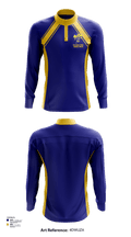 Hillsdale High School Cheer 6218082 Quarter Zip Jacket - 117