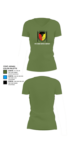 Womens Short Sleeve Vneck Shirt, 9th Comm Service company, Marines, Teamtime, Team time, sublimation, custom sports apparel, team uniforms, spirit wear, spiritwear, sports uniforms, custom shirts, team store, custom team store, fundraiser sports, apparel fundraiser