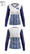 DEPEW WILDCATS 22607929 Women's Long Sleeve V-neck Shirt - 41
