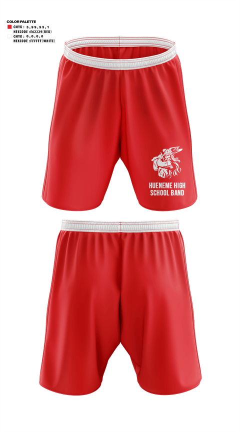 Athletic Shorts With Pockets, Hueneme High School Band, Spirit Store, Teamtime, Team time, sublimation, custom sports apparel, team uniforms, spirit wear, spiritwear, sports uniforms, custom shirts, team store, custom team store, fundraiser sports, apparel fundraiser