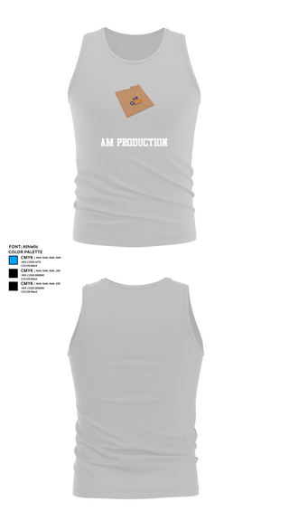Tank Top, AM PRODUCTION, , Teamtime, Team time, sublimation, custom sports apparel, team uniforms, spirit wear, spiritwear, sports uniforms, custom shirts, team store, custom team store, fundraiser sports, apparel fundraiser