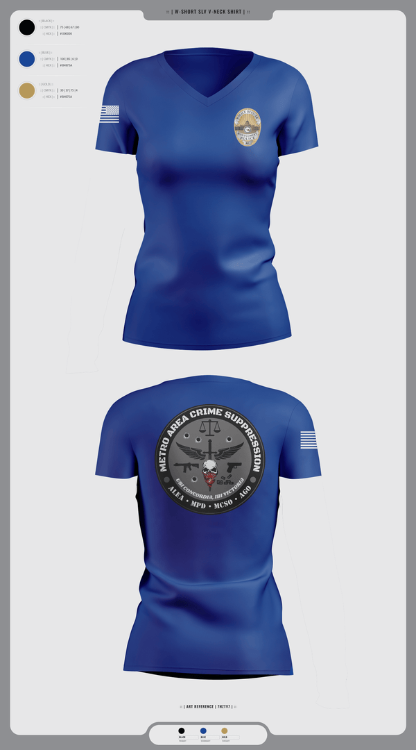 Womens Short Sleeve Vneck Shirt, SPECIAL OPERATIONS UNIT, Police, Teamtime, Team time, sublimation, custom sports apparel, team uniforms, spirit wear, spiritwear, sports uniforms, custom shirts, team store, custom team store, fundraiser sports, apparel fundraiser