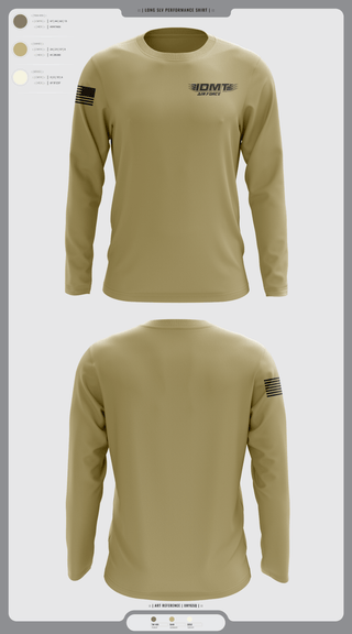 Long Sleeve Performance Shirt, IDMT, Air Force, Teamtime, Team time, sublimation, custom sports apparel, team uniforms, spirit wear, spiritwear, sports uniforms, custom shirts, team store, custom team store, fundraiser sports, apparel fundraiser