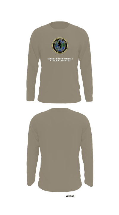 Center for Security Forces Detachment Chesapeake 88189039 Long Sleeve Performance Shirt - 69