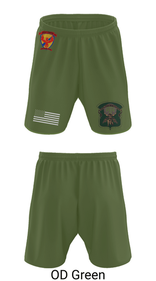 Athletic Shorts With Pockets, B-Co 122 ASB, Army, Teamtime, Team time, sublimation, custom sports apparel, team uniforms, spirit wear, spiritwear, sports uniforms, custom shirts, team store, custom team store, fundraiser sports, apparel fundraiser