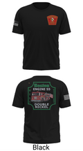 Boston Fire Department Engine 55 92329378 Old School Cotton Feel Shirt - 30